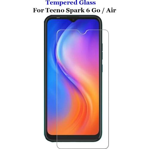 HD Guard Saver On For Tecno Spark 6 Air Go Tempered Glass Safety 9H 2.5D Premium Screen Protector Protection Film