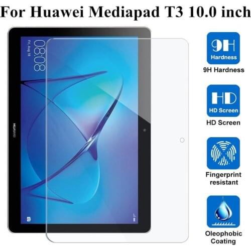 Screen Protector Tempered Glass for huawei mediapad t3 10 AGS-L09 AGS-L03 9.6" Tablet Screen Glass cover case for huawei t3 10