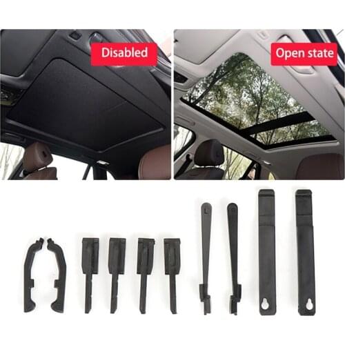 1 Sets Sunblind Sunshade Sun Visor Repair Kit 54107198762 Fit for-BMW X5 E70 06-13 F15 13-18