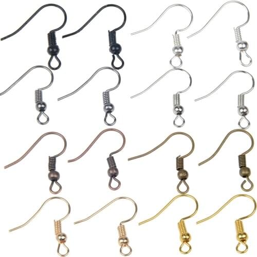 100pcs 19x18mm DIY Earring Jewelry Findings Earrings Clasps Hooks Fittings DIY Jewelry Making Accessories Hooks Earwire