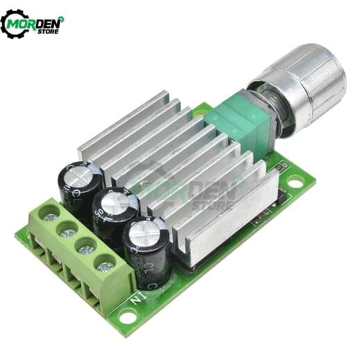 10A 12V-30V Voltage Regulator PWM DC Motor Speed Controller Adjustable Speed Regulator Dimmer Control Switch 12V 24V for Fan
