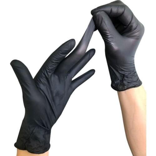 20PCSor 50pcsDisposable Nitrile Gloves Electronics Factory Food Processing Household Clean Beauty Salon Catering Oilproof Gloves