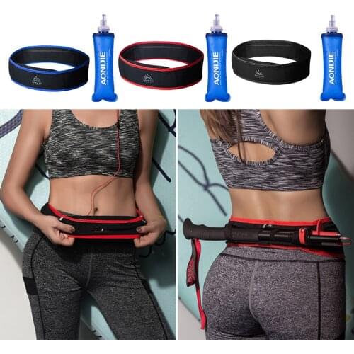 AONIJIE Slim Running Waist Belt Jogging Bag Fanny Pack Travel Money Marathon Gym Trail 6.9'' Phone Holde w/ Reflective Strip