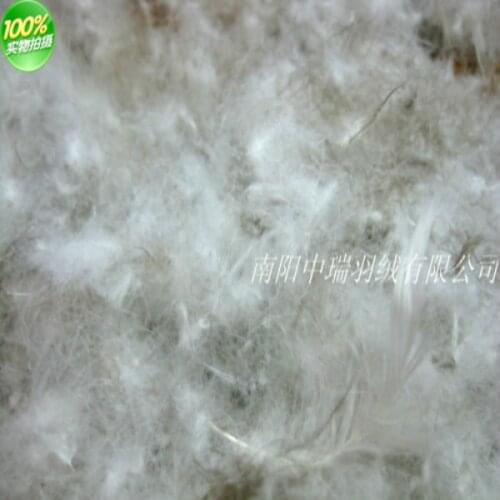 Free shipping / 60%Bulk duck down & coat clothing semi finished filling compound 0.5kg price