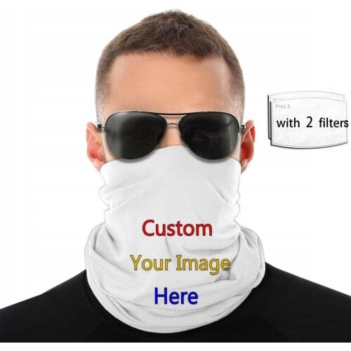 Free shipping Custom Your Logo Image Variety face towel Hood Men Daily Home Women Face Bandanas Neck Scarf Dropshipping