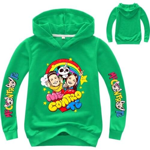 Me Contro Te Hoodie for Big Boy Girl Clothes Spring Fall Children Hooded Print Rainbow Cartoon Sweatshirt Kid T Shirt 3-12 Year