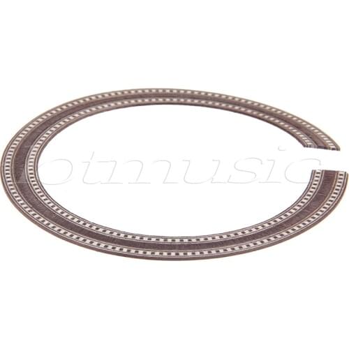 Ukulele Parts Sound Hole Rosette Inlay Decal Basswood Diameter 73mm