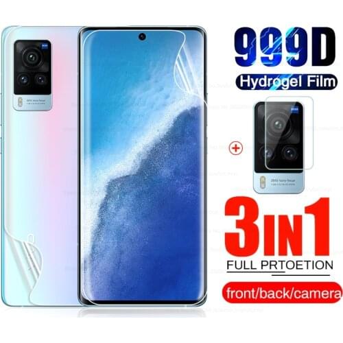 Front Back Hydrogel Film for Vivo X60 Pro Screen Protector Not Glasses for Vivo X60 X 60 VivoX60 Pro 5G 2021 Camera Glass 6.56