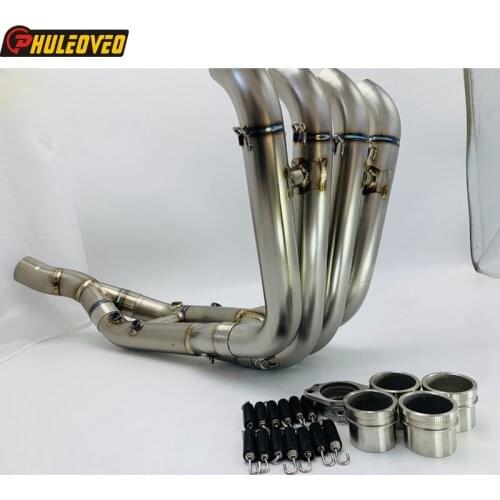 Titanium Alloy for BMW S1000RR 2010-2020 Motorcycle Exhaust Muffler Escape Header Tube Collector for S1000RR S1000XR S1000R HP4