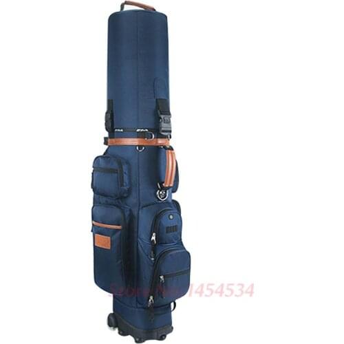 Golf Club Pulley Bag Airplane Multifunctional Tug Standard Bag Big Capacity with Password Cart and Rain Cover Caddy Viation Bag