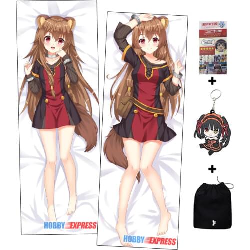 Hobby Express Raphtalia Shield Hero Dakimakura Japanese Otaku Waifu Hugging Body Pillow Cover ADP93068