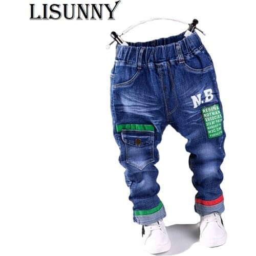 Джинсы для мальчиков LISUNNY China At AliExpress