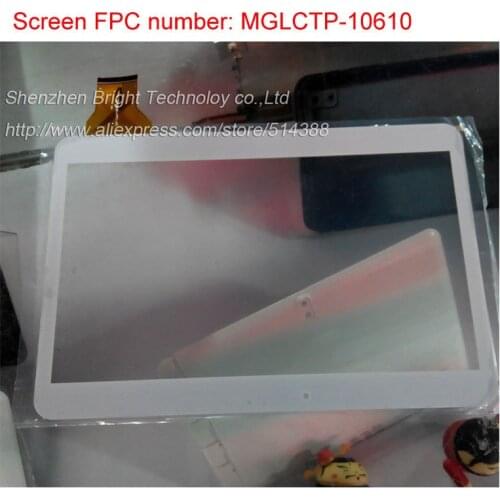 MGLCTP-10610 PIN50 10.1 "touch panel digitizer glass replacement MTK6582,N9106,A101 call Tablet PC tablet screen