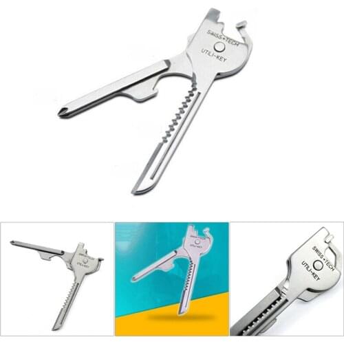 Multifunction Outdoor Wrench Adjustable Spanner Strong Handle Alloy Repair Tool Bicycle Bike Universal Fix Tools Useful Opener