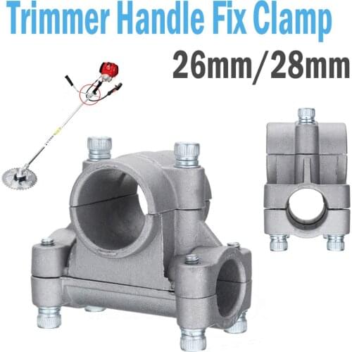 New 26mm/28mm Tube Handle Fix Bracket Clamp Fit For Strimmer Trimmer Brush Cutter accessories