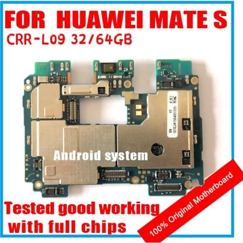 Originele Getest Werken Voor Huawei Mate S Moederbord Printplaat, vervanging Voor Huawei Mate S Logic Board Met Volledige Chips