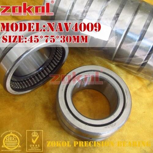ZOKOL NAV4009 Full complement needle roller bearing with inner ring 45*75*30mm