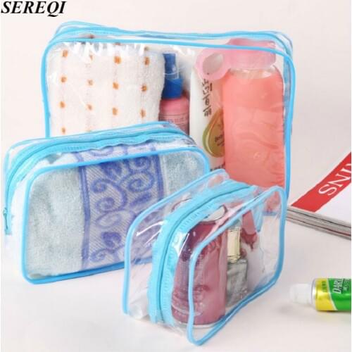 Sereqi Transparent Cosmetic Bags