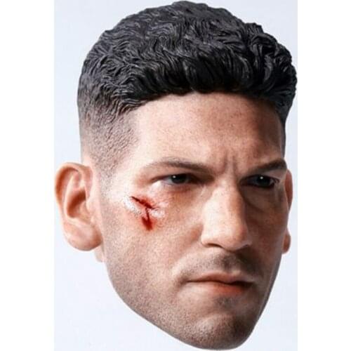 1/6 Scale Punisher Head Carved Jon Bernthal Head Sculpt Model Fit 12" Male Figure Body In Stock
