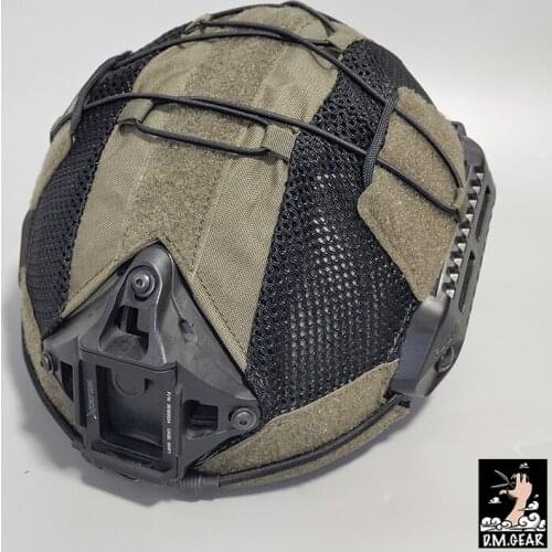 DMgear Tactical MTEK Helmet Cover Camo Headwear Airsoft Military Gear Battlefield Functional Helmet Accessories