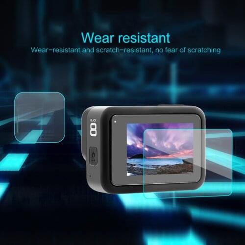 Tempered Glass Screen Protector For GoPro Hero 8 Black Lens Protection Protective Film For Gopro8 Go Pro 8 Camera Accessories