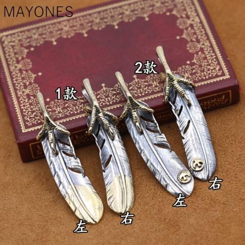 Eagle feathers pendants 925 sterling silver jewelry for women pendant silver 925 fine jewelry Free Shipping