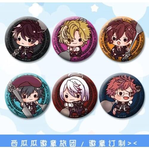 DIABOLIK LOVERS Badge Cute Styles 58mm Brooch Button On backpack