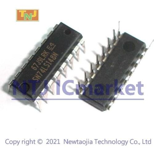 10 PCS SN74LS148N DIP-16 74LS148N 74LS148 8-line to 3-line Priority Encoder Chip IC