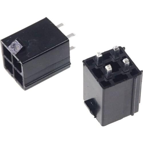 1000 pcs 4 Pin ATX CPU PC Power Connector 4.2mm Male Pin 0.165" Through Hole PCB Vertical Tin 3928-1043 Lock Wafer