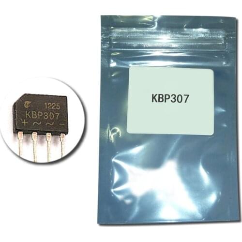 20PCS KBP307 diode bridge rectifier 3A 1000V power diode electronica componentes rectifier diode KBP 307 GBJ-4