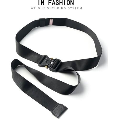 ALYX 1017 9SM Hip-Hop Metal Buckle Belt ASAP Ins Same Industrial Canvas Webbing Roller Coaster Safety ALYX Belt