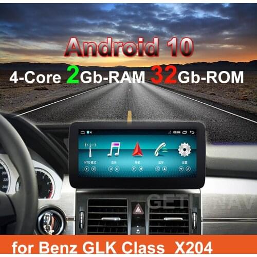 Android 10 2+32GB Car Radio Stereo Player GPS Navigation for Mercedes Benz GLK Class X204 2009-2012