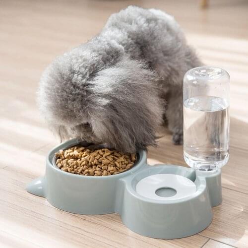 Automatic Pet Feeder Water Dispenser Cat Dog Drinking Bowl Dogs Feeder Dish Cat Feeding Watering Supplies DropShipping