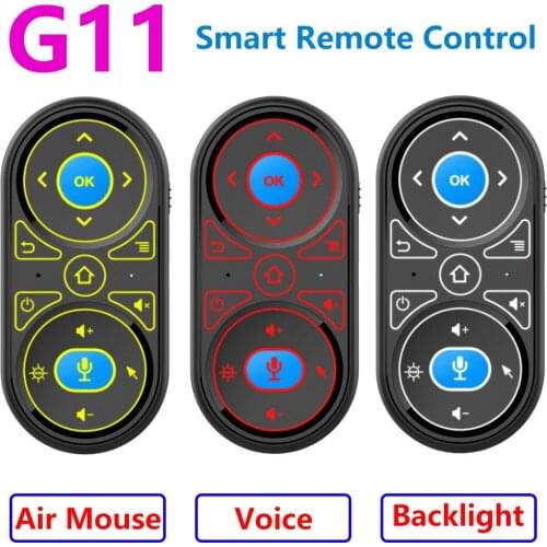 G11 Lithium Battery Air Mouse Voice Remote Control Learning Function Remote Control TV BOX Android Box Remote Control