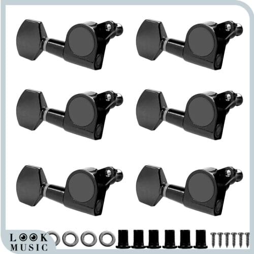 6R GUITAR MACHINE HEADS Electric/Acoustic Tuning 6 Inline Pegs Tuner String Winders Keys Guitar Neck Pegs ST Style Guitar Heads