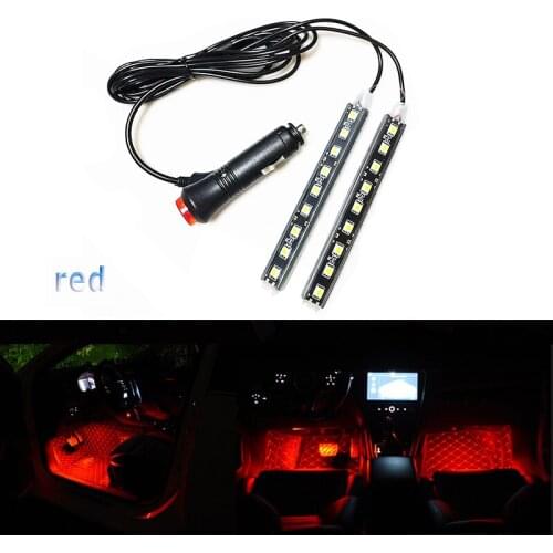 Car interior LED foot sole decoration light strip for Volvo S40 S60 S80 XC60 XC90 V40 V60 C30 XC70 V70