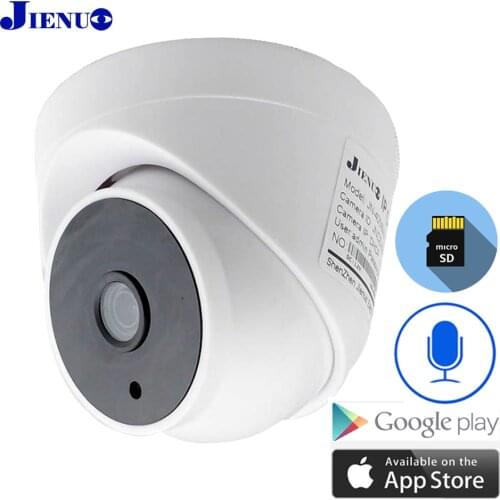 JIENUO Home Camera Wifi IP 1080P 720P Audio Dome CCTV Security HD Surveillance Indoor Wireless Infrared Night Vision Monitor Cam