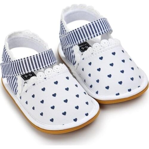 Baotou 0-1-2 year old female baby summer soft bottom non-slip breathable cloth 6-12 months baby step cool shoes