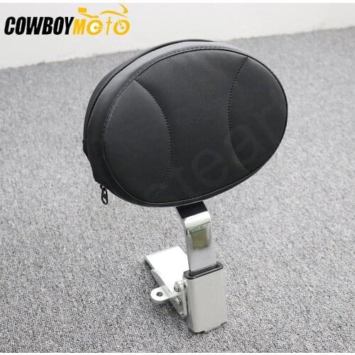 Motorcycle Adjustable Plug-In Driver Rider Backrest Kit Fit For Victory 2010-2017 Cross Country 2011 2012 2013 2014 2015 2016