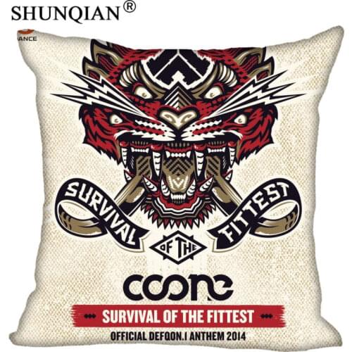 New Arrive Custom defqon 1 Pillowcase 40x40cm 45x45cm 60x60cm more size double sides print Home Hot Pillow Cases