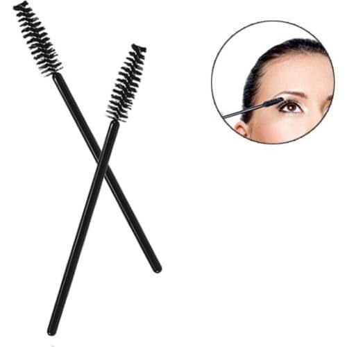 100sets 50pcs/set Disposable Mascara Eyelash Eye Shadow Applicator Spoolers Makeup 2018