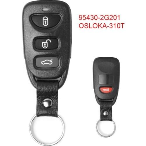 Keyecu Remote Control Car Key Fob for KIA Optima 2006-2010 P/N: 95430-2G201