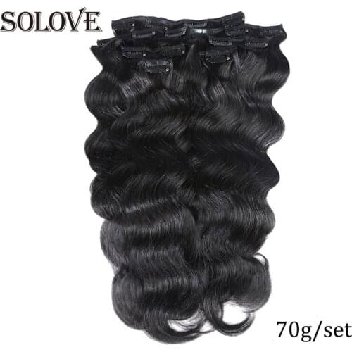 SOLOVE Artificial Hair With Pins