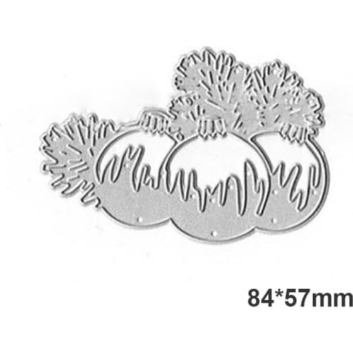 Christmas Flower Ball Metal Cutting Dies Cut Die Mold For DIY Scrapbooking Paper Cards Decorative Embossing Craft Knife Mould