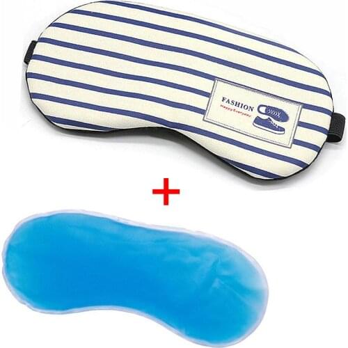 Care Afternoon Nap Ice Gel Sleeping Cover Blindfold Comfortable Face Home Eyepatch Eye Cold Relaxing Travel Shade