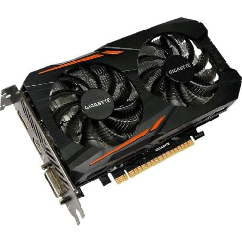 GIGABYTE NVIDIA GeForce GTX1050Ti 4GB DDR5 DP/DVI/HDMI PCI-Express Video Card