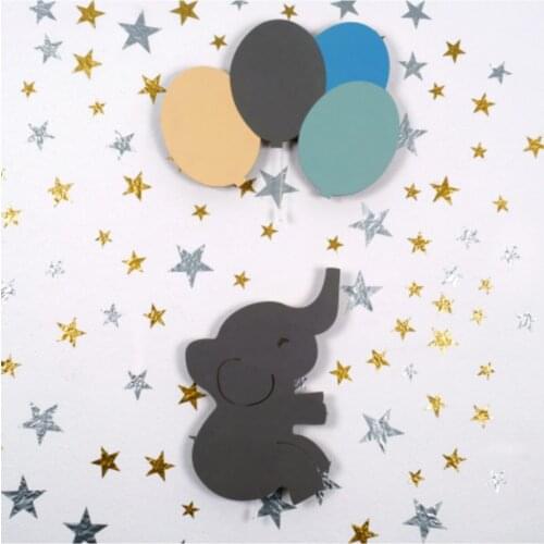 Air bubble Elephant Lighting Wall Adhesives Flashing Elephant Figure Stylish Design Pleasant View Quality Great Lighting 2021 Trend