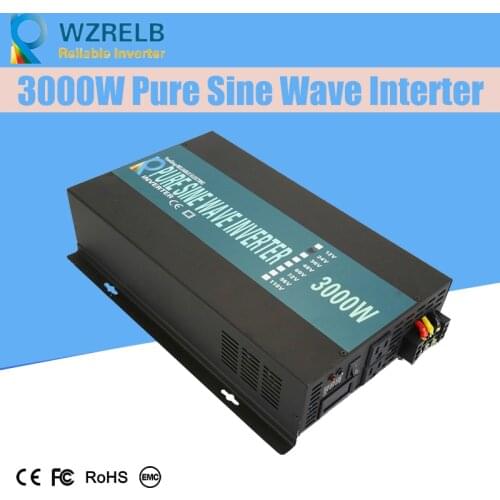 WZRELB Reliable Auto Modified Sine Wave Voltage Continuous Power 3000w Transformer Solar Power Inverter Converter