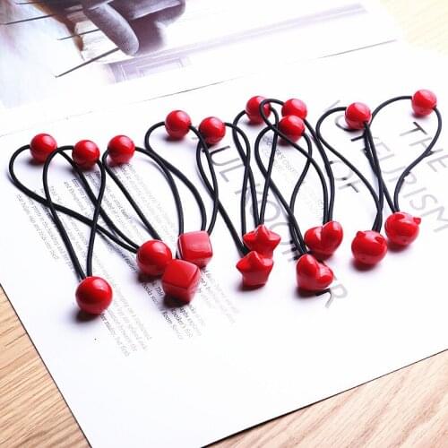 10pcs/lot Cute Bunny Star Princess Headwear Elastic Hair Bands Girls Sparking Mini Headdress Tie Gum Ropes Hair Accessories