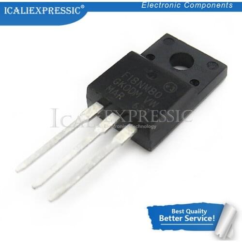 10PCS STF18NM80 F18NM80 TO-220F 800V 17A In Stock
